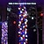 cheap LED String Lights-7m String Lights 50 LEDs EL 5mm 1Set Mounting Bracket 1 set RGB Holiday Lights Solar Creative Outdoor Solar Powered