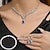 ieftine Accesorii și altele-Seturi de bijuterii de mireasă 1set Zirconiu Ștras 1 Brățară Cercei Coliere Pentru femei Elegant Stilat Dulce Set de bijuterii Pentru Nuntă Ocazie specială Îmbrăcăminte de seară de petrecere