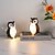 billige Dekorative lys-1 stk. simulert ugle nattlampe, nattbordslampe, tre dimmingsnivåer, justerbar lysstyrke, soverom, spisestue, stue, arbeidsrombelysning, USB-strømforsyning