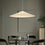 economico Design di Tamburo e Cono-Lampadario a sospensione a LED in tessuto, 50/60/80 cm, lampada da soffitto a testa singola per loft, bar, soggiorno, sala da pranzo