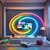 abordables Bandes lumineuses led-Bande lumineuse LED néon 2 m/3 m/5 m, bande lumineuse étanche à 360 degrés avec télécommande de synchronisation musicale &amp;Éclairage flexible alimenté par USB pour salle de jeux intérieure/extérieure,