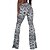 billige Underdele-Retro / vintage Boheme 1970erne Bell Bottoms Bukser flare leggings Disko Høj Talje Paisley Tribal Dame Halloween Karneval Ferierejse musik Festival Festival Voksne Bukser