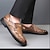abordables Sandalias de Vacaciones-Sandalias de piel marrón para hombre con diseño de corte transpirable: calzado cómodo para verano, playa y actividades al aire libre.