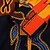 billige Topper-Retro / vintage Bohem 1970erne قميص Hippie Stamme Afrikansk mønster Kostyme Herre Halloween Karneval Gate dans Retro-temafest Festival Voksne Trøye