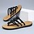 abordables Sandalias de Vacaciones-Sandalias casuales tejidas para hombre con correas ajustables, cómodas y transpirables, perfectas para salidas de verano y ropa de playa.