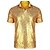 ieftine Topuri-Retro / vintage Anii 1970 Rave Tricou Polo Mâneci scurte Disc Paiete Bărbați Halloween Carnaval festival de muzică Parada Mândriei Luna Mândriei Adulți Tricou Primavara vara