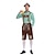 levne lederhosen-Oktoberfest Úbory Lederhosen Tričko Bavorský Mnichov Louky Pánské Karneval Pivní festival Tradiční Styl Tkanina