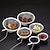 cheap Drinkware Accessories-3piece set Stainless Steel Mesh Tea Ball Extra Fine Mesh Tea Infuser for Loose Leaf Tea Tea Strainers Tea Infuser Strainer Filters for Tea Tea Infuser for Tea Filter Herbal Spices Seasonings