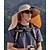 abordables Faros delanteros-Sombrero de pesca al aire libre con ventilador solar de ala ancha - 1 pieza, chal de protección para el cuello, protección solar, transpirable y refrescante, perfecto para campamentos de verano, senderismo y aventuras de pesca