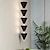 abordables Suspension-Suspension LED moderne noire, lampe de chevet, 17 x 85 cm, design linéaire, suspension en métal peint, moderne, 220-240 V, 110-120 V