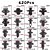 cheap Vehicle Repair Tools-725Pcs Car Fastener Clips Set with Trim Removal Tool, Retainer Push Rivet Clips Assortment for Bumper Fender Door Panel, Universal Automotive Plastic Clips Kit