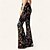 halpa Pohjat-Retro / vintage Boheemi 1970 luku Bell Bottoms housut levenevät leggingsit Hippi Disko Korkea vyötärö Paisley-kuvio Tribaali Naisten Halloween Karnevaali Loma musiikkifestivaali Festivaali Aikuisten