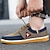 billige Sneakers til herrer-herrebrune og marineblå casual joggesko med moderne design – trendy, allsidige, egnet for både uformelle og semi-formelle anledninger