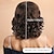 お買い得  トレンドの合成ウィッグ-人工毛ウィッグ カール ウェーブ レイヤード・ヘアカット バング付き 機械製 かつら 14 インチ A1 合成 女性用 弾性ある クラシック 快適 ブラウン