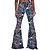 billige Underdele-Retro / vintage Boheme 1970erne Bell Bottoms Bukser flare leggings Disko Høj Talje Paisley Tribal Dame Halloween Karneval Ferierejse musik Festival Festival Voksne Bukser