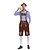 levne lederhosen-Oktoberfest Úbory Lederhosen Tričko Bavorský Mnichov Louky Pánské Karneval Pivní festival Tradiční Styl Tkanina