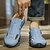 cheap Casual Sandals-Men&#039;s Sandals Blue Sports Sandals with Closed Toe and Adjustable Fit for Hiking Running and Summer Activities