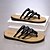 abordables Sandalias de Vacaciones-Sandalias casuales tejidas para hombre con correas ajustables, cómodas y transpirables, perfectas para salidas de verano y ropa de playa.
