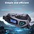cheap Motorcycle Helmet Headsets-K10 Helmet Bluetooth Headset with DVR Recording, FM Radio, Voice Assistant, CVC Noise Reduction, IPX8 Waterproof, 40H Battery, HiFi Audio for Motorcycle Riding