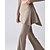 abordables pantalon à jambe évasée-Pantalon de yoga fusées éclairantes Femmes 2 en 1 Yoga Fitness Pilates Pantalons Leggings Des sports Tenues de Sport Micro-Élastique Noir Kaki