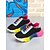 Χαμηλού Κόστους Γυναικεία Sneakers-Γυναικεία πολύχρωμα, χοντρά αθλητικά παπούτσια με ντεγκραντέ σόλα – μοντέρνα αθλητικά παπούτσια με κορδόνια σε ουράνιο τόξο για casual ρούχα, lgbt φεστιβάλ και street style