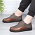 economico Scarpe Casual con Lacci-sneakers slip-on da uomo marroni e beige con design elastico: calzature leggere e flessibili per uscite casual, viaggi e uso quotidiano