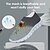 economico Sneakers da donna-Sneakers slip-on da donna in maglia grigia con stampa di girasoli – scarpe casual leggere da passeggio per viaggi, uso quotidiano e gite primaverili