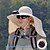 abordables Faros delanteros-Sombrero de pesca al aire libre con ventilador solar de ala ancha - 1 pieza, chal de protección para el cuello, protección solar, transpirable y refrescante, perfecto para campamentos de verano, senderismo y aventuras de pesca