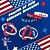 cheap Independence Day Decoration-Independence Day Wristbands National Day Party USA Independence Day Silicone Bracelets