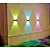 cheap Outdoor Wall Lights-Solar Wall Lights Outdoor Up and Down Lights 4 Lamp Beads (Up 4/Down 4) Waterproof Outside LED Wall Washer Lighting for Step Wall Fence Yard Patio Garden Walkway Porch Decorations