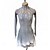 abordables Vestidos de Patinaje Artístico-Vestido de patinaje artístico Mujer Chica Patinaje Sobre Hielo Vestidos Verde Gris Espalda Abierta Teñido Halo Malla Alta elasticidad Entrenamiento Competición Ropa de Patinaje Clásico Cristal