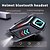 cheap Motorcycle Helmet Headsets-Helmet Bluetooth Headset with LED Light, IPX8 Waterproof, HD Sound, Voice Assistant, Long Battery Life, Detachable Installation – Compatible with Full and Half Helmets