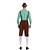 levne lederhosen-Oktoberfest Úbory Lederhosen Tričko Bavorský Mnichov Louky Pánské Karneval Pivní festival Tradiční Styl Tkanina