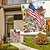 abordables Drapeaux et banderoles de jardin-Drapeau de jardin du 4 juillet jour de l&#039;indépendance drapeaux de jardin 12 x 18 pouces petits drapeaux de jardin pour l&#039;extérieur drapeaux extérieurs de la journée du souvenir drapeaux de jardin de