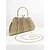 billige Hånd- og aftentasker-Kvinders glimmerpyntede aftenclutch med vintage guldhåndtag – elegant formel håndtaske til bryllupper, fester og cocktailarrangementer