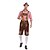 levne lederhosen-Oktoberfest Úbory Lederhosen Tričko Bavorský Mnichov Louky Pánské Karneval Pivní festival Tradiční Styl Tkanina