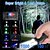 abordables Lampes de poche-Lampe torche LED petite et puissante, ultra lumineuse, 1 000 lm, porte-clés, 365 nm, UV, rouge, vert, bleu, mini lampe torche de poche, aimant latéral, bip sonore, 14 modes