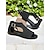 baratos Sandálias Casuais-sandálias femininas flyknit abertas - tira com fivela confortável, design elegante e respirável, perfeitas para dias casuais de verão e caminhadas ao ar livre