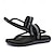 cheap Vacation Sandals-Men&#039;s Gray Woven Flip-Flops with Arch Support – Casual Beach Sandals for Poolside, Vacation and Everyday Summer Comfort