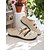 abordables Zuecos y sandalias de mujer-Mules con correa de hebilla recortada y bordado para mujer: zapatos casuales florales de inspiración vintage, ideales para paseos de primavera y estilo diario.