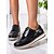 cheap Women&#039;s Oxfords-Women&#039;s Patent Leather Wingtip Oxford Platform Shoes – Classic Brogue Lace-Up Flats for Adult Women, Ideal for Office Work, Business Meetings, Walking Commute &amp; Smart Casual Wear