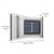cheap Outdoor Wall Lights-Solar Wall Lights Outdoor Stainless 6LED Waterproof Wall Lamp for Balcony Patio Courtyards Fence Lamps Nighttime Decor Easy Instal Garden Decor Solar Outdoor Wall Light