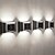 cheap Outdoor Wall Lights-Solar Wall Lights Outdoor Stainless 6LED Waterproof Wall Lamp for Balcony Patio Courtyards Fence Lamps Nighttime Decor Easy Instal Garden Decor Solar Outdoor Wall Light