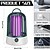 رخيصةأون علة zapper-1PC 5 W داخلي متعددة الوظائف بنفسجي 5 V 1 الخرز LED