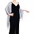 abordables Châles-Écharpe châle en mousseline de soie pour femme, châle de mariée doux, écharpe en ruban de mousseline de soie, châles et écharpes en satin pour robes de soirée