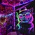 billige Blacklight -billedvev-Blacklight Vev Som Lyser I Mørket Glow Party UV Reaktiv Katt Trippy Tåkete Hengende Veve Veggkunst Mural Stue Soverom