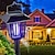 abordables Éclairages pour allées-Lampe solaire anti-moustiques d&#039;extérieur étanche et répulsive pour l&#039;intérieur et l&#039;extérieur, idéale pour le jardin, la terrasse ou la lumière violette et blanche