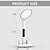 economico Lampade da scrivania-Lampada da scrivania a LED con ventola, lampada da scrivania per dormitorio universitario, 3 temperature di colore, porta di ricarica USB, lampada da scrivania pieghevole regolabile con orologio,