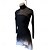 cheap Figure Skating Dresses-Figure Skating Dress Women's Girls' Ice Skating Dress Black Light Grey Patchwork Open Back Mesh High Elasticity Training Competition Skating Wear Classic Crystal / Rhinestone Long Sleeve Ice Skating