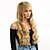 voordelige Synthetische trendy pruiken-Synthetische pruiken Golvend Krullend weefsel Gelaagd kapsel Met pony Machinegemaakt Pruik 66.0 cm A1 Synthetisch haar Dames Elastisch Klassiek Comfortabel Blond